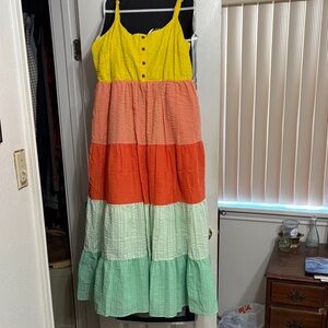 Beautiful multi-tiered Torrid Sun Dress